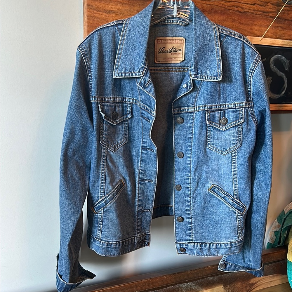Levi's Blue Lightweight Shirt Jacket Classic Design